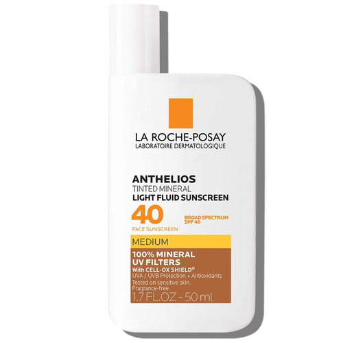 Anthelios Mineral Tinted Sunscreen for Face with SPF - medium