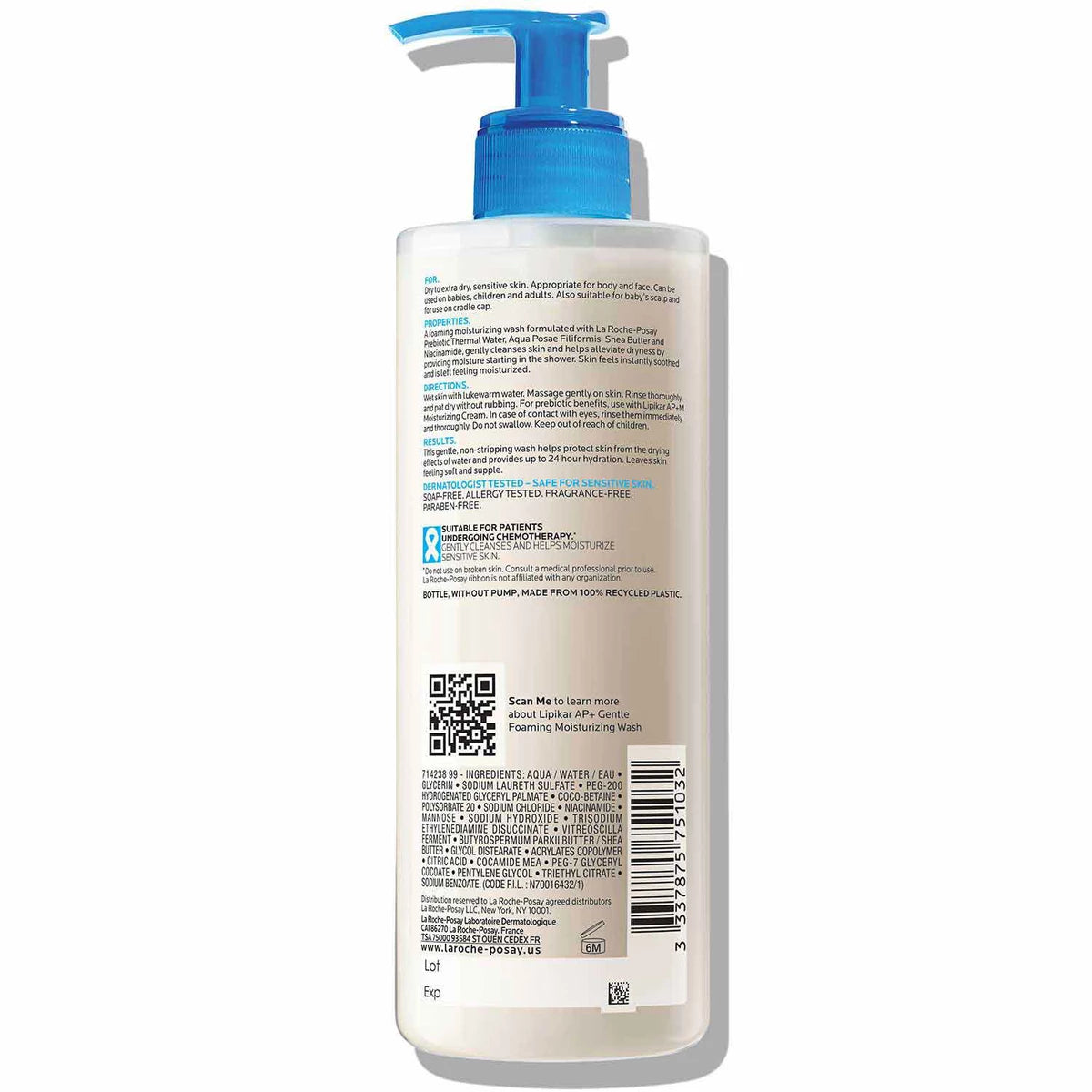 Lipikar Wash AP+ Moisturizing Body & Face Wash