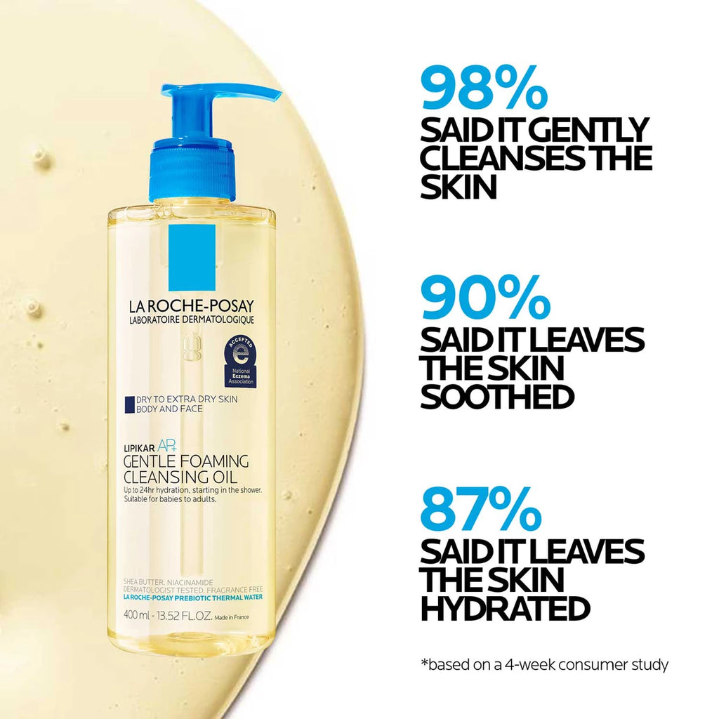 Lipikar AP+ Gentle Foaming Cleansing Oil