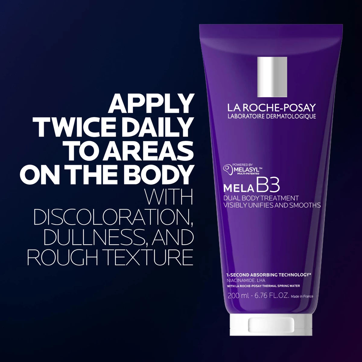 Mela B3 Dual Body Discoloration Treatment with Melasyl™