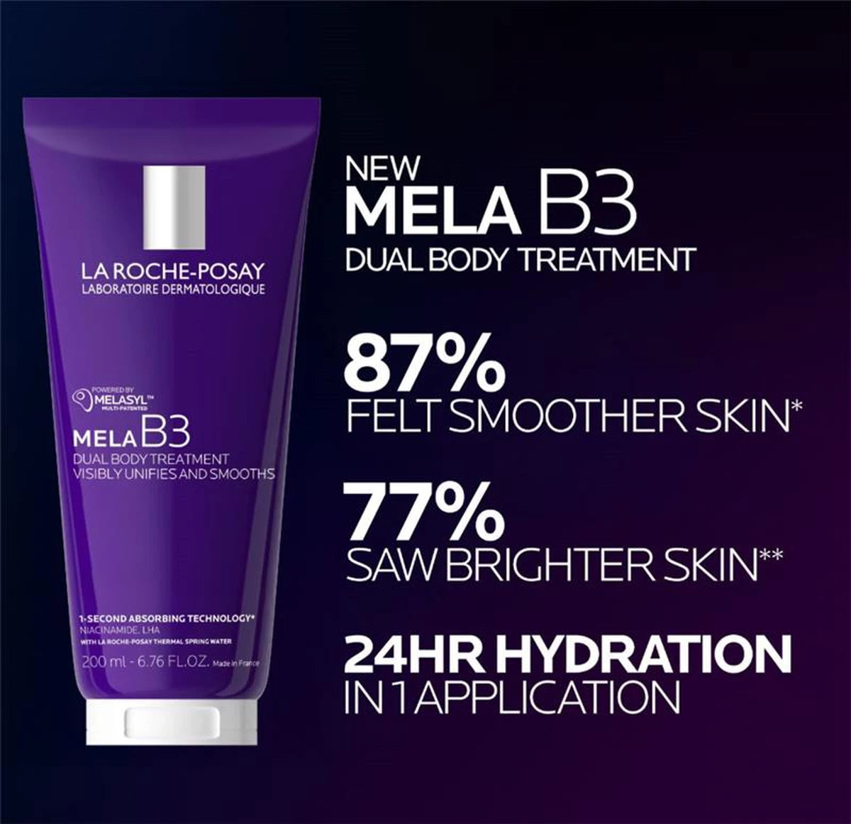 Mela B3 Dual Body Discoloration Treatment with Melasyl™